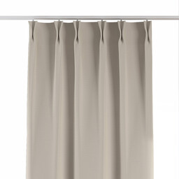 Zasłona na haczykach flex podwójnych, silver(jasnoszary), Cotton Panama