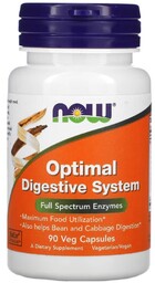 Optimal Digestive System - Enzymy Trawienne, NOW Foods,