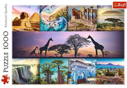 Puzzle 1000 Kolaż - Afryka TREFL