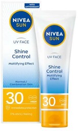 NIVEA SUN UV Face Shine Control matujący krem