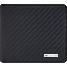 Mały portfel męski do garnituru slim karbon RFID