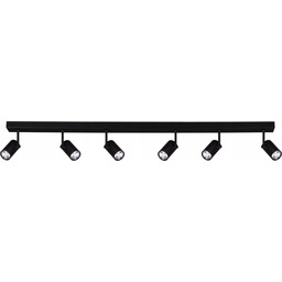 Reflektor sufitowy prostokątny Nowodvorski czarny Hotel Salon Korytarz