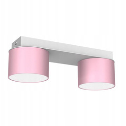 Milagro Lampy Sufitowe Lampa sufitowa Dixie 2xGX53 Różowy/Biały