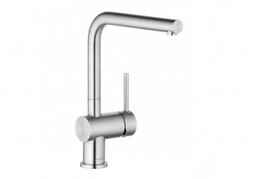 KLUDI 45803F877 L STEEL jednouchwytowa bateria kuchenna, stal