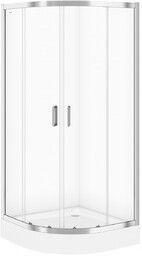 CERSANIT S601-113 ARTECO KABINA PÓŁOKRĄGŁA 80X190 SZK TRANS