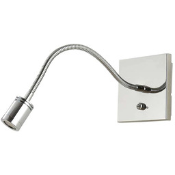 Lindby - Berfin Lampa Ścienna Chrome/Clear