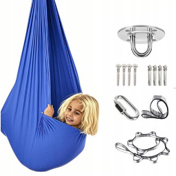 Huśtawka Dla Dzieci Hamak Chusta Sensoryczna Szarfa Akrobatyczna