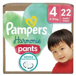 Pampers Harmonie Baby Pieluchomajtki rozmiar 4 9-15kg, 22