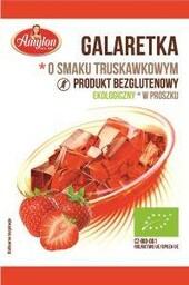 Amylon Galaretka z agarem truskawkowa bezglutenowa 40 g