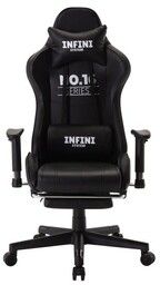 Fotel Gracza Infini series No.16 BLACK, krzesło gamingowe