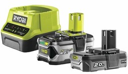 RYOBI Zestaw akumulatorów + ładowarka RC18120-242X