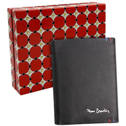 Pierre Cardin, Portfel skórzany męski, Tilak22 331, czarny,