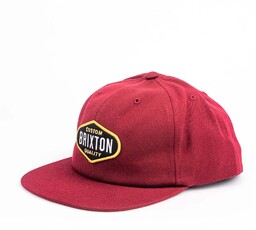 czapka z daszkiem BRIXTON - Oakland Burgundy (BRGDY)