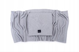 Poofi Kocyk bambusowy light 85x85cm grey