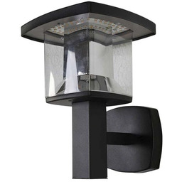 Lindby - Askan Zewnętrzna Lampa Ścienna Black/Clear