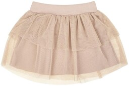 Dziewczęca spódniczka Tiulowa beżowa Nicol,r.122