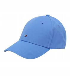 CZAPKA Z DASZKIEM TOMMY HILFIGER BASIC NIEBIESKA BEJSBOLÓWKA