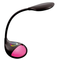 Lampka biurkowa 6W + lampka nocna czarna PLATINET