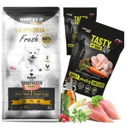EUPHORIA Fresh Turkey Monoprotein (mini i małe rasy)
