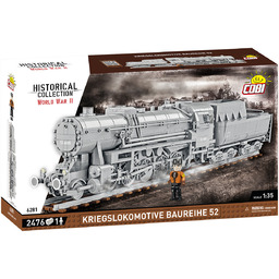 Cobi, klocki, HC Trains lokomotywa KRIEGSLOKOMOTIVE BAUREINE 52