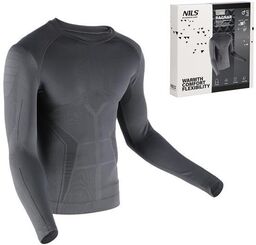 BTK0060 KOSZULKA TERMOAKTYWNA SZARA MĘSKA 2XL/3XL RAGNAR NILS