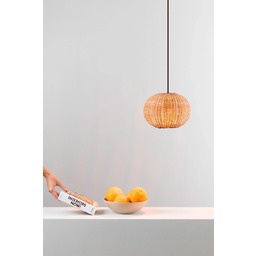 Faro Barcelona Lampa wisząca rattanowa Haka 250