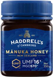 Haddrell''s, miód Manuka UMF 16+ MGO 570+, 250