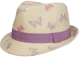 Kapelusz Summer Butterflies Girls by maximo, jasnobeżowy, 49