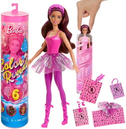 Barbie Color Reveal Baletnica Lalka Niespodzianka Tuba Akcesoria