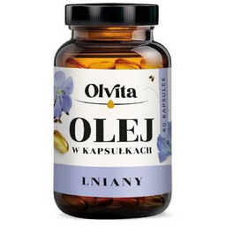 OLVITA Olej lniany w kapsułkach, 60 kaps.