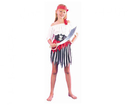 Kostium Pasiasta Piratka - 1 szt.