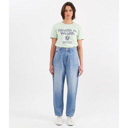 Jeansy damskie mom jeans BERRY 2712 BRUSHED USED-28