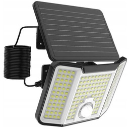 SUPERLED Lampa solarna Merkury II 5218 Czujnik dymu