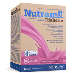 Olimp Nutramil Complex Diabetic o smaku owoców leśnych,
