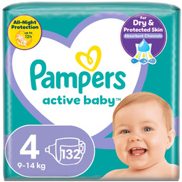 Pampers Active Baby pieluszki pieluchy rozmiar 4, 132