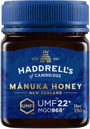 Haddrell''s, miód Manuka UMF 22+ MGO 968+, 250