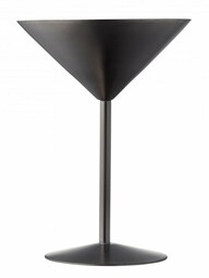 Lyngby Glass STEEL Stalowe Kieliszki Koktajlowe do Martini