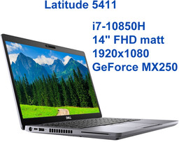 Dell Latitude 5411 i7-10850H 16GB 1TB SSD 14"