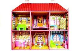 Domek Dla Lalek Ogromna Willa Z Meblami