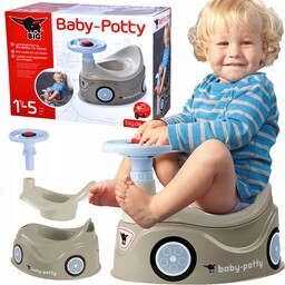 Nocnik Szary Interaktywny Wyjmowany Big New Bobby Car