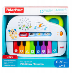 Fisher-Price Ucz się i śmiej! Pianinko GFK02
