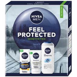 Men Feel Protected zestaw żel pod prysznic 3w1