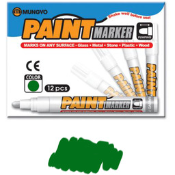 Zestaw 12 szt. - Marker Olejowy Zielony MUNGYO