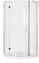 OMNIRES ADF90XLUX-T CR TR Manhattan kabina półokrągła, drzwi