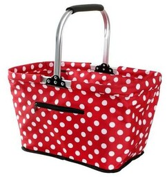 Toro Składany kosz na zakupy Dots 48 x
