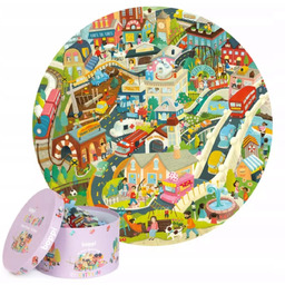 Puzzle okrągłe 150 Życie w mieście 230x120 mm