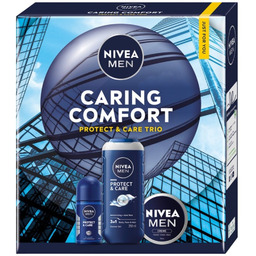 Men Caring Comfort zestaw żel pod prysznic 3w1