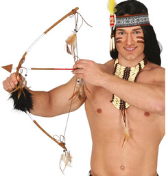 Indiański łuk ze strzałą - 60 cm -
