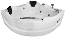 Wanna łazienkowa Spa z hydromasażem narożna 150x150 cm