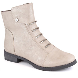 Botki damskie połyskujące ocieplane Jezzi ASA62-16